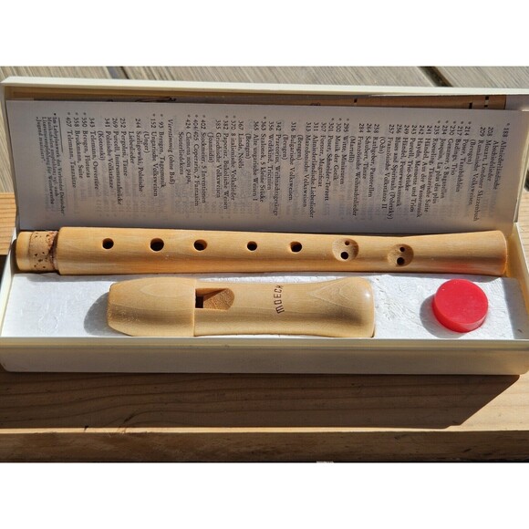 Vintage Wooden Moeck Tuju Flöte Flauto Dolce Alto Recorder - Picture 1 of 14